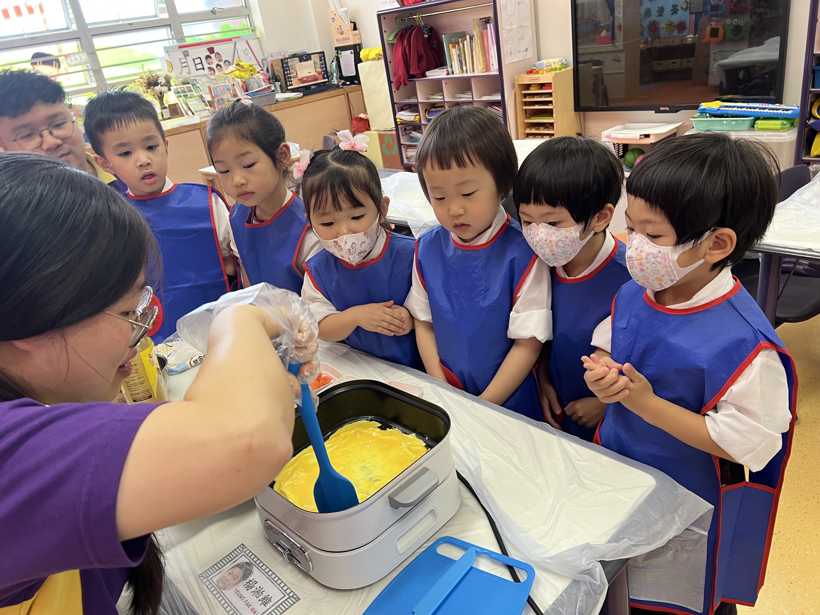 幼兒班 製作健康奄列 K1 Making healthy omelette (24-25)